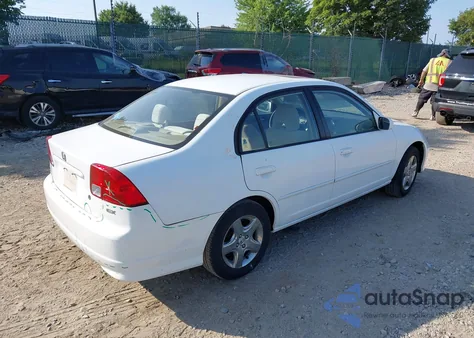 2004 Honda Civic Ex z USA, uszkodzony, nr VIN 2HGES26864H574324